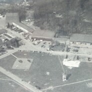 The Flugplats at Cooke Barracks with The Glass House on the upper right.