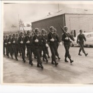 4th Quartermaster Battalion Marching at Cooke Barracks