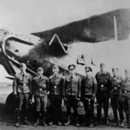 Luftwaffe brass at Fliegerhorst Kaserne during WWII