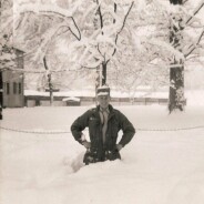 The snow could get pretty deep at Cooke Barracks