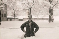 The snow could get pretty deep at Cooke Barracks