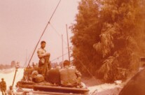 Troops on the move headed for the Iron Curtain