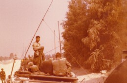 Troops on the move headed for the Iron Curtain