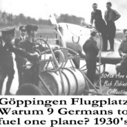 Refueling a Luftwaffe Plane at the Fliegerhorst Kaserne