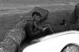 Soldier writing a letter home